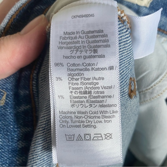 Madewell Roadtripper Boyjean Slim Leg Cadell Wash Ripped Edition Boho Size 27 - Picture 12 of 12